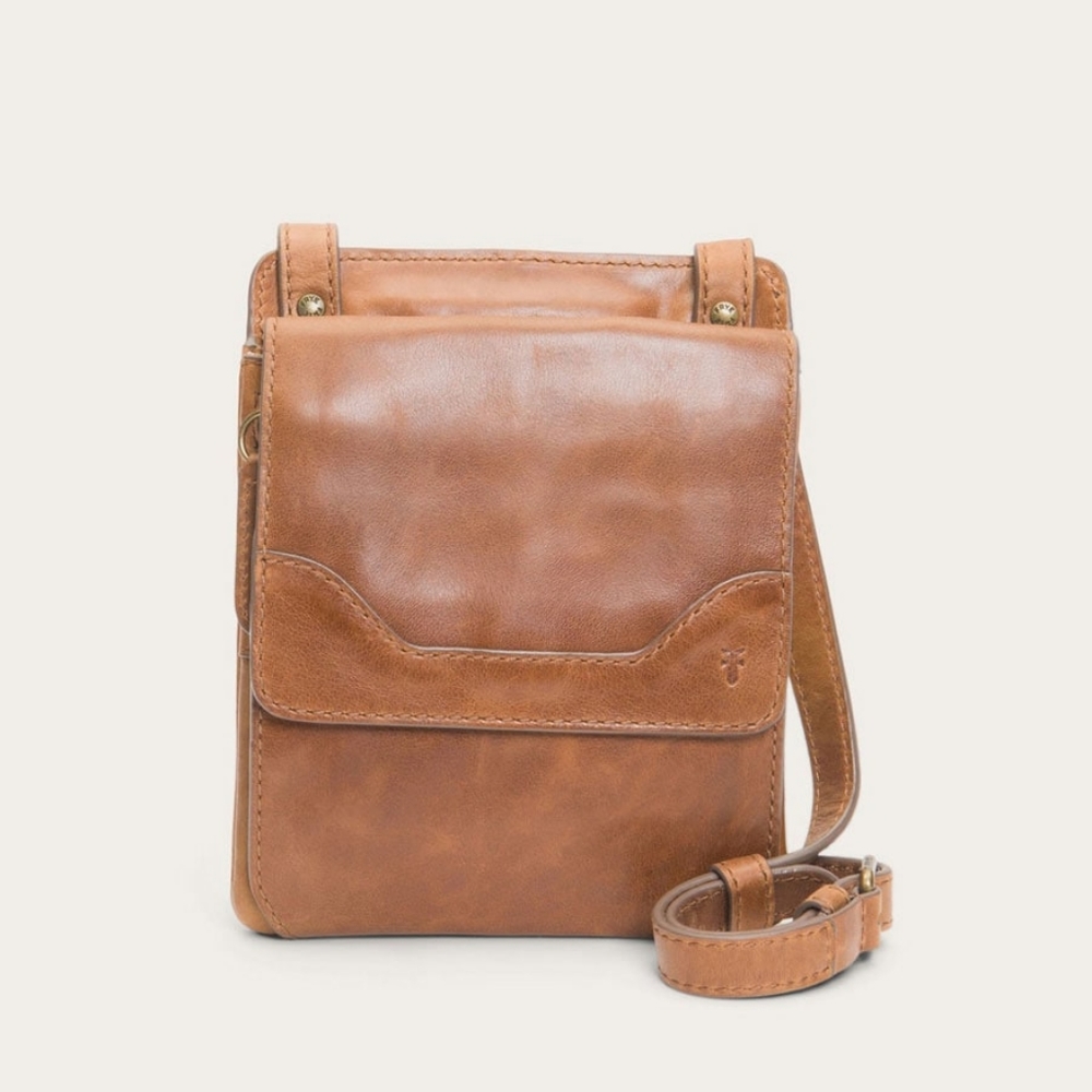 Frye Melissa Swing Crossbody in Cognac